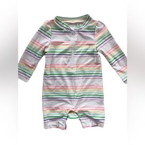GAP Kids Multicolor Striped Swim Rashguard
